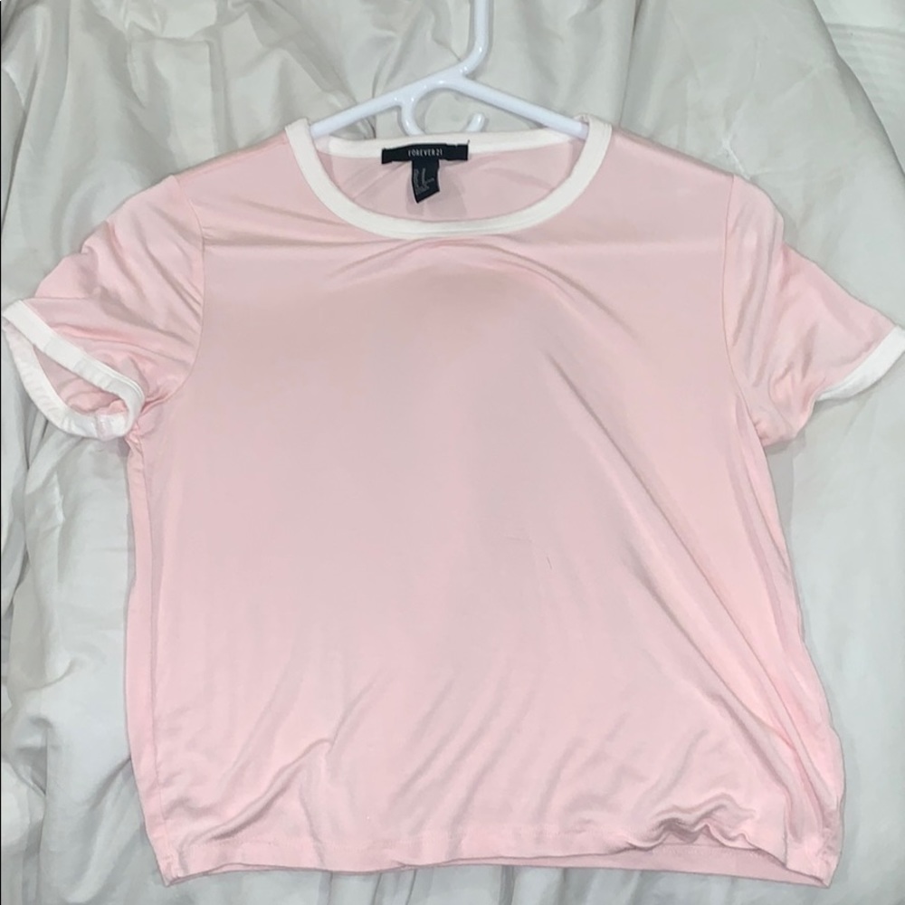 Forever 21 baby pink tee.
